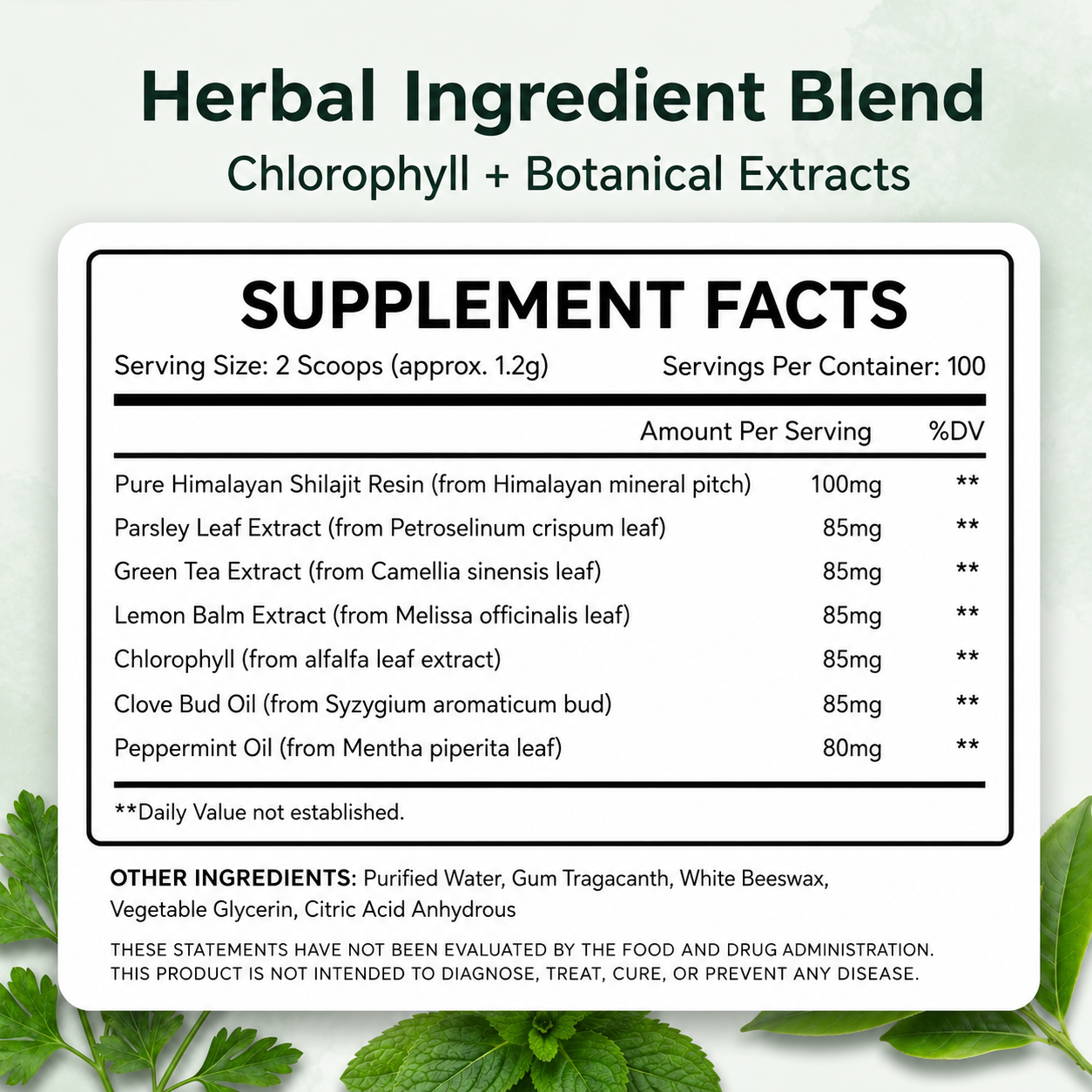 MINTY1® - Natural Breath Freshness Herbal Gel