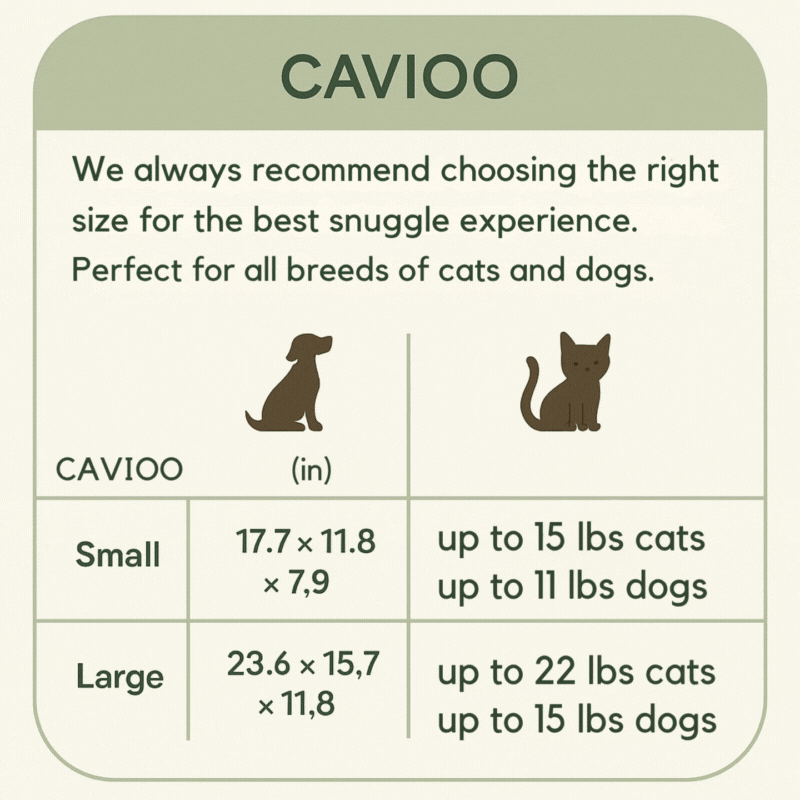 Cavioo Pet Cave Bed
