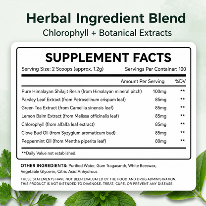 MINTY1® - Natural Breath Freshness Herbal Gel