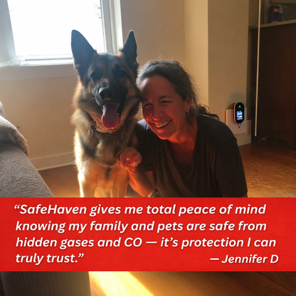 SafeHaven™ 4-in-1 Carbon Monoxide Detector