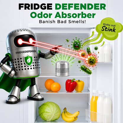 FridgeDefender® – Forget Bad Fridge Odors & Food Waste