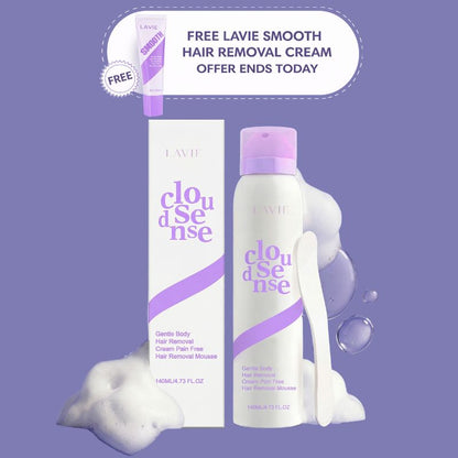 LAVIE No Shave Hair Removal Spray + FREE Smooth Cream